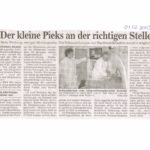2003-02-01 Der kleine Pieks an der richtigen Stelle