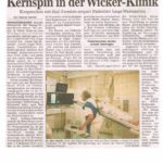 2004-10-05 Kernspin in der Wicker-Klinik